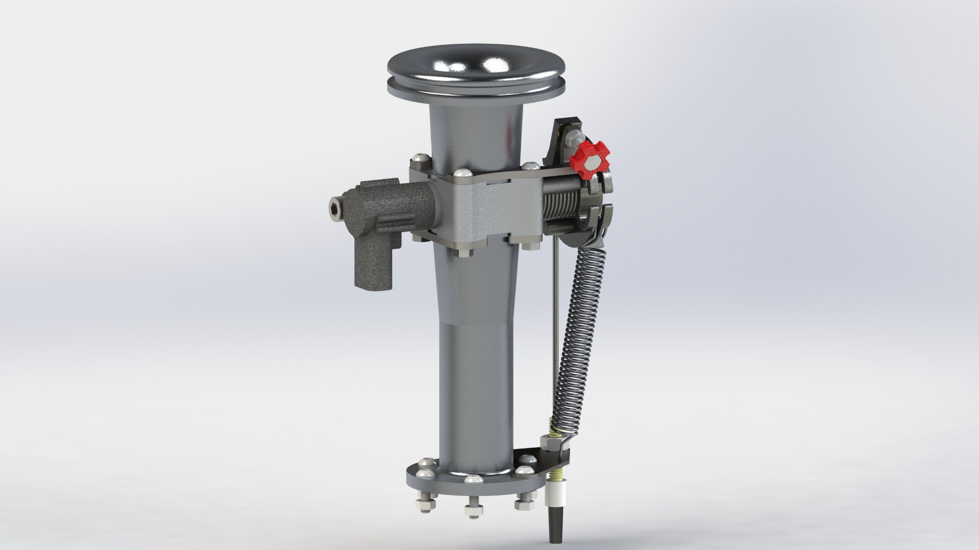 Intake Throttle Body Render